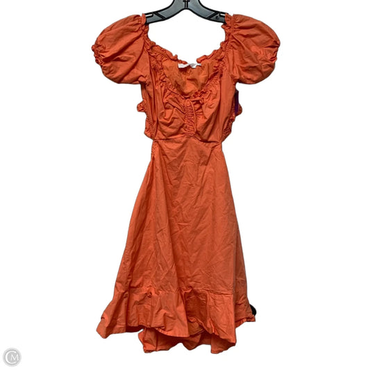 Dress Casual Short By Astr In Orange, Size: S