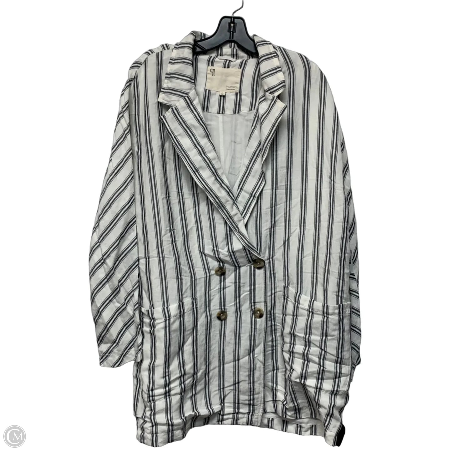 Blazer By Pilcro In Grey & White, Size: L