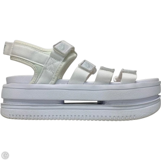 Sandals Heels Platform By Nike In White, Size: 7