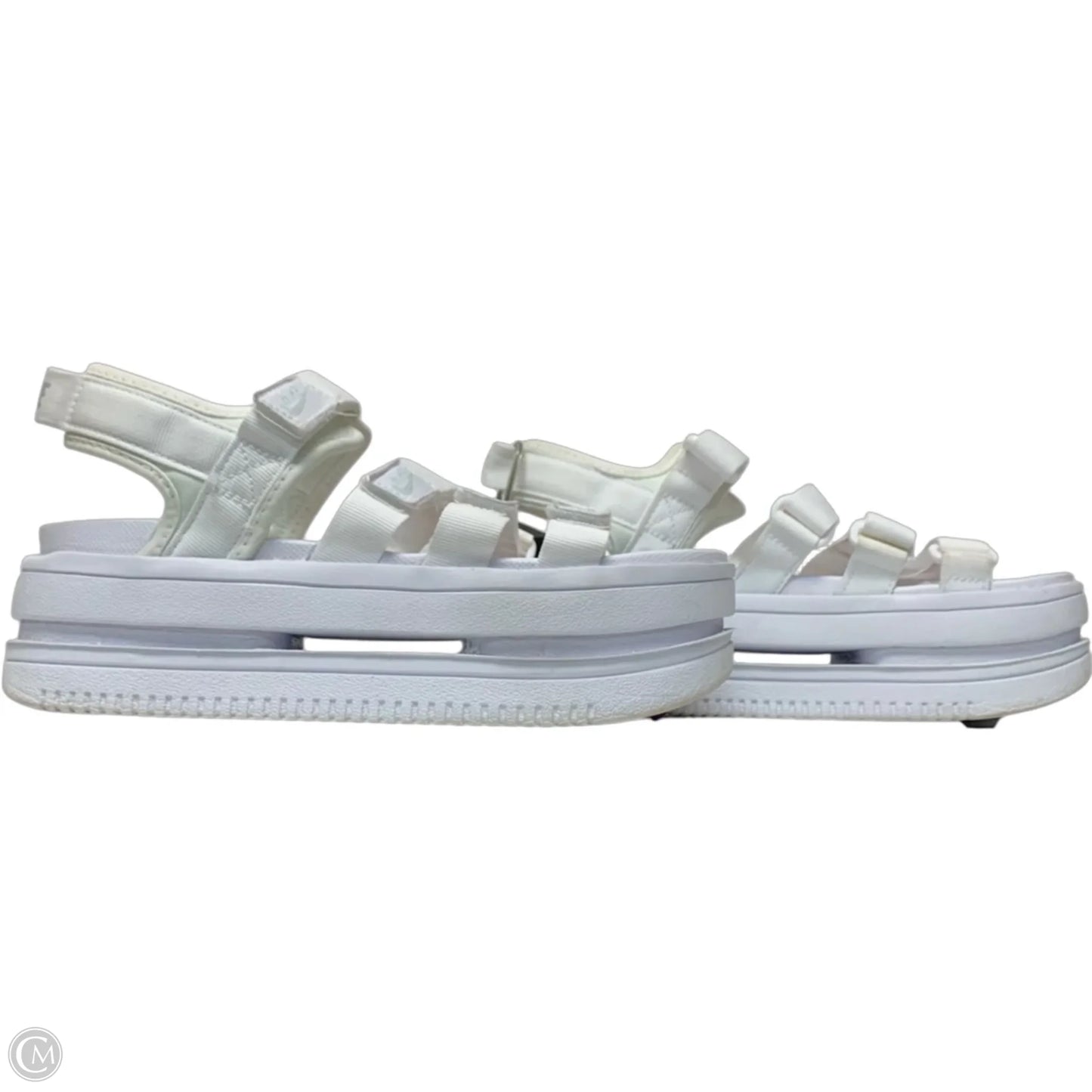Sandals Heels Platform By Nike In White, Size: 7