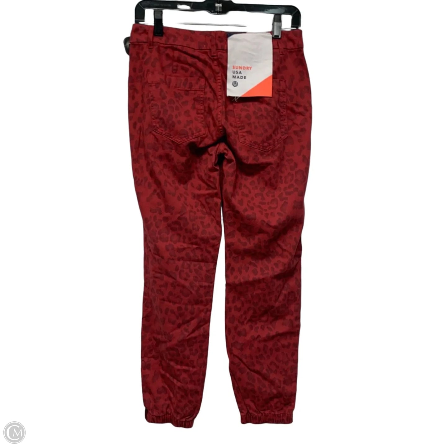 Pants Joggers By Sundry In Leopard Print, Size: 0