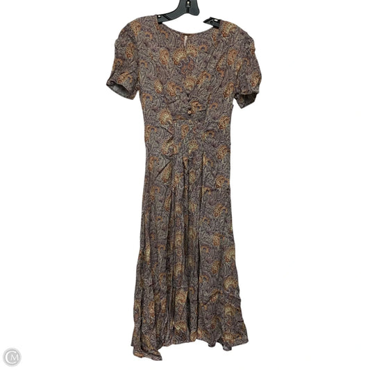 Dress Casual Maxi By Free People In Orange & Purple, Size: Xs