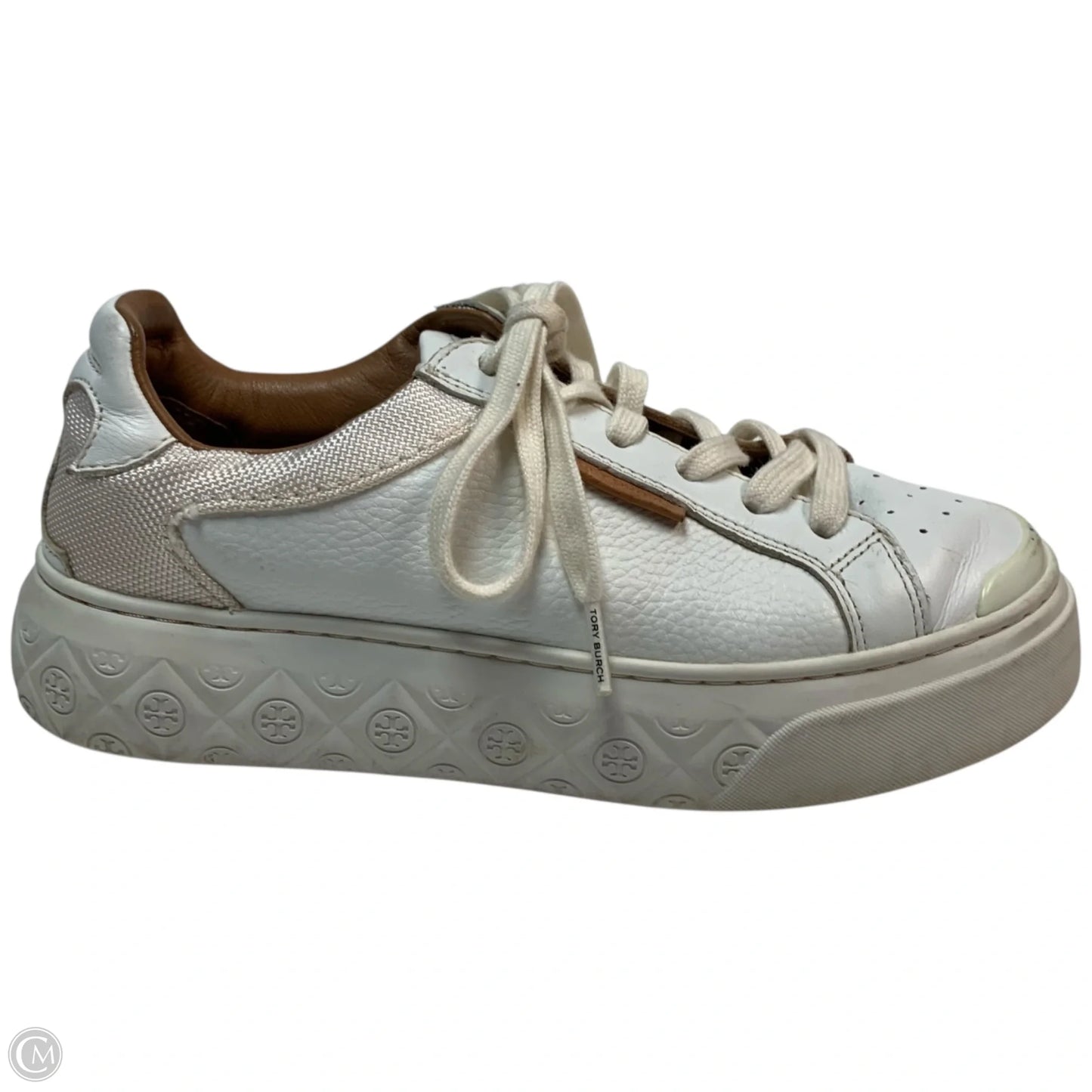 Shoes Designer By Tory Burch In White, Size: 6.5