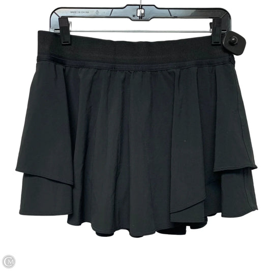 Athletic Skort By Lululemon In Black, Size: M