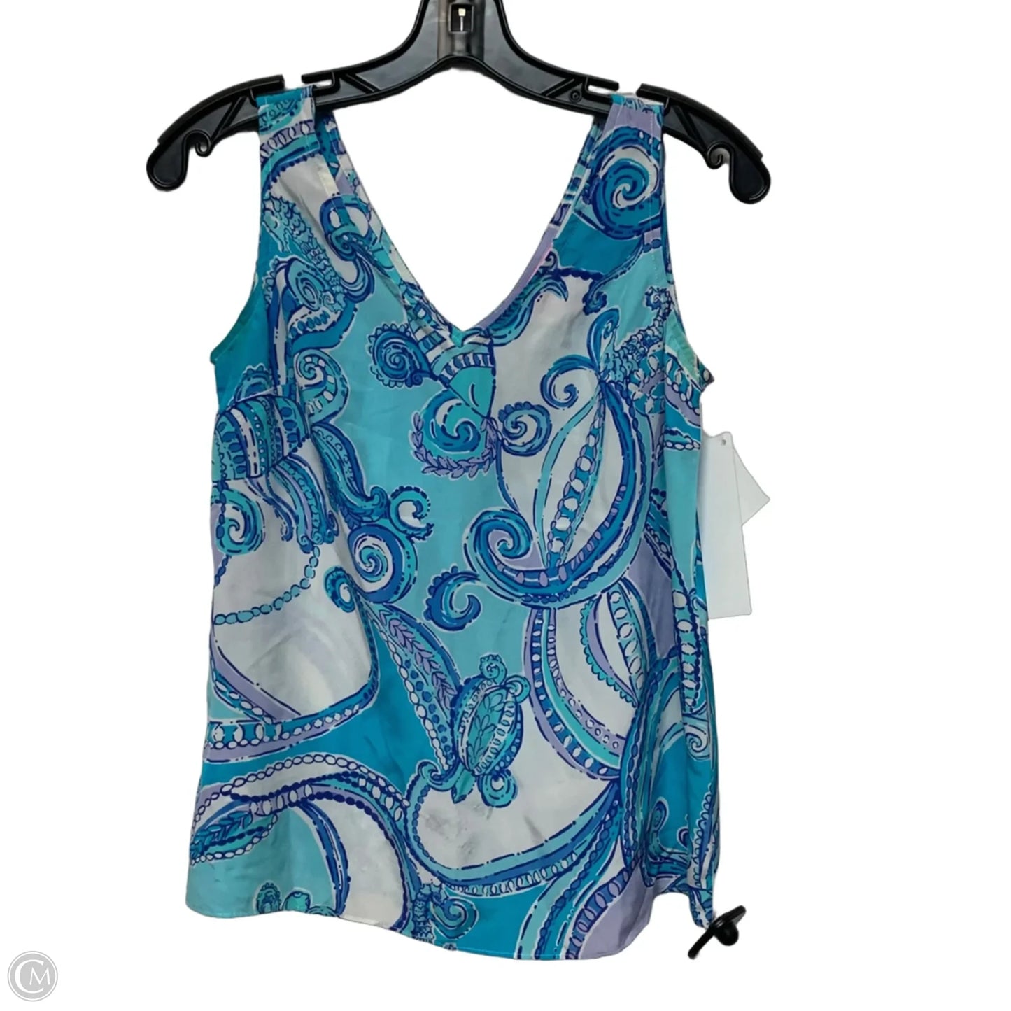 Top Sleeveless Designer By Lilly Pulitzer In Blue, Size: Xs