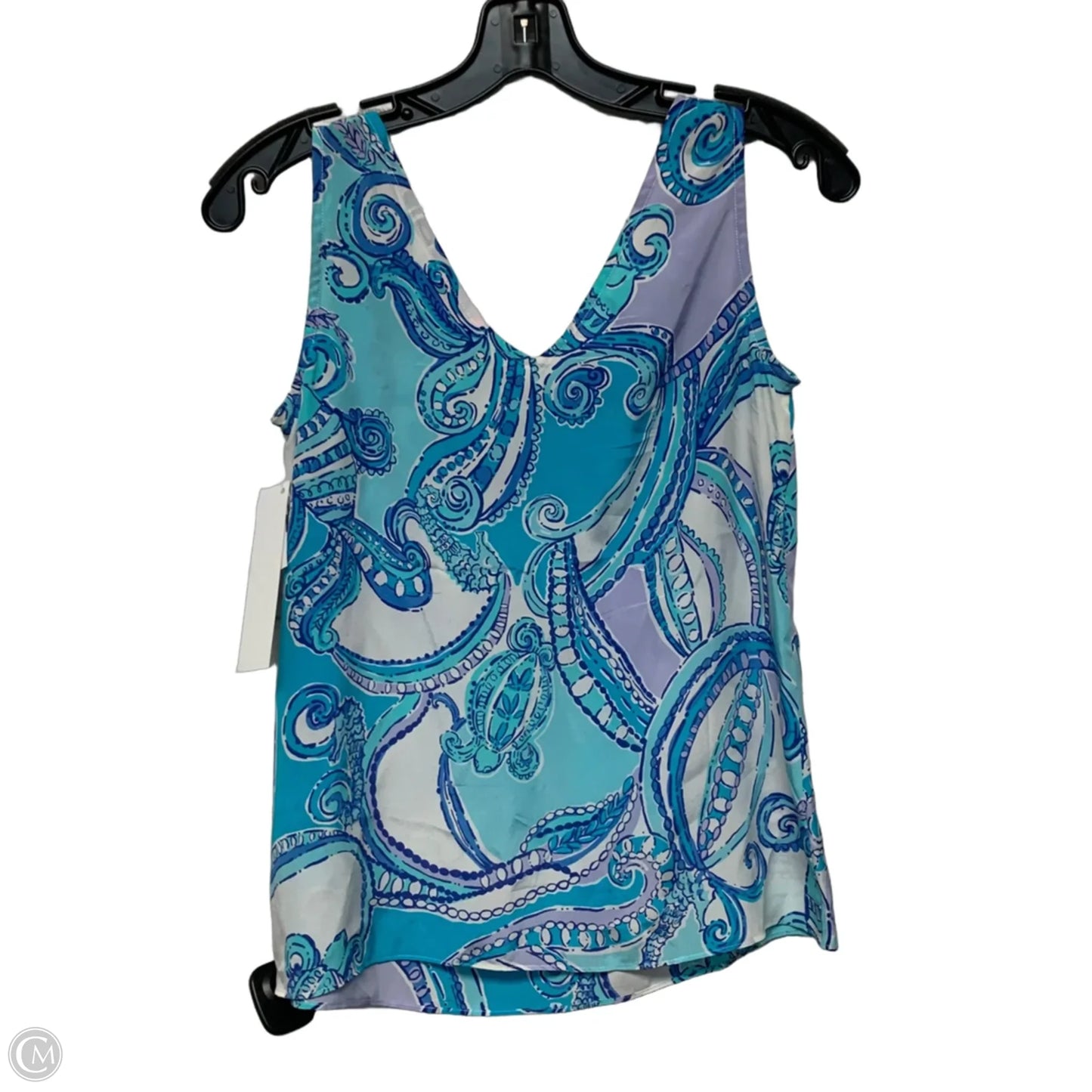 Top Sleeveless Designer By Lilly Pulitzer In Blue, Size: Xs