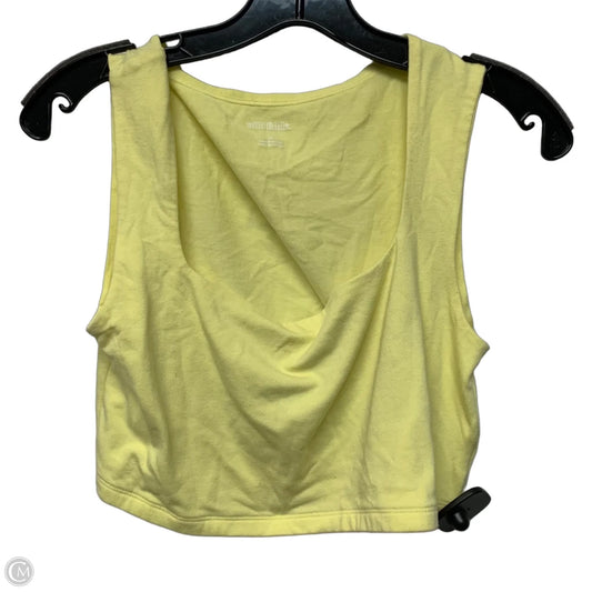 Top Sleeveless Basic By Wild Fable In Yellow, Size: M