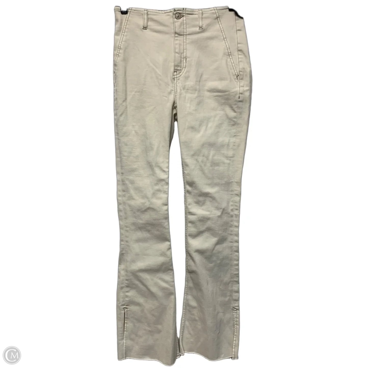 Jeans Flared By We The Free In Cream Denim, Size: 6