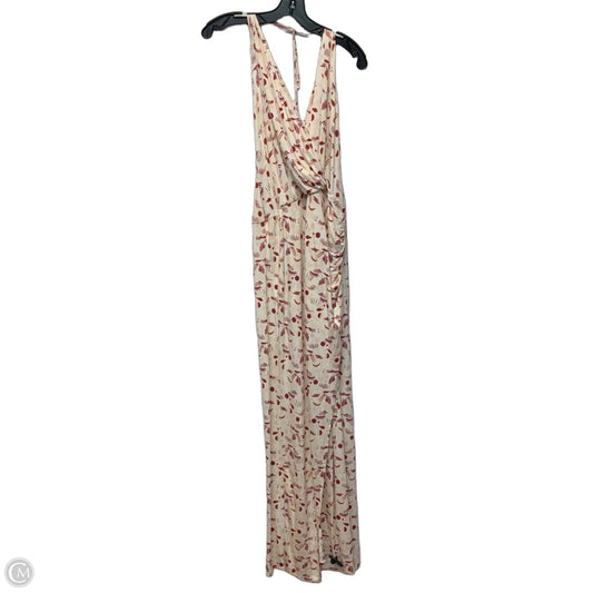 Dress Casual Maxi By Free People In Red & Yellow, Size: L