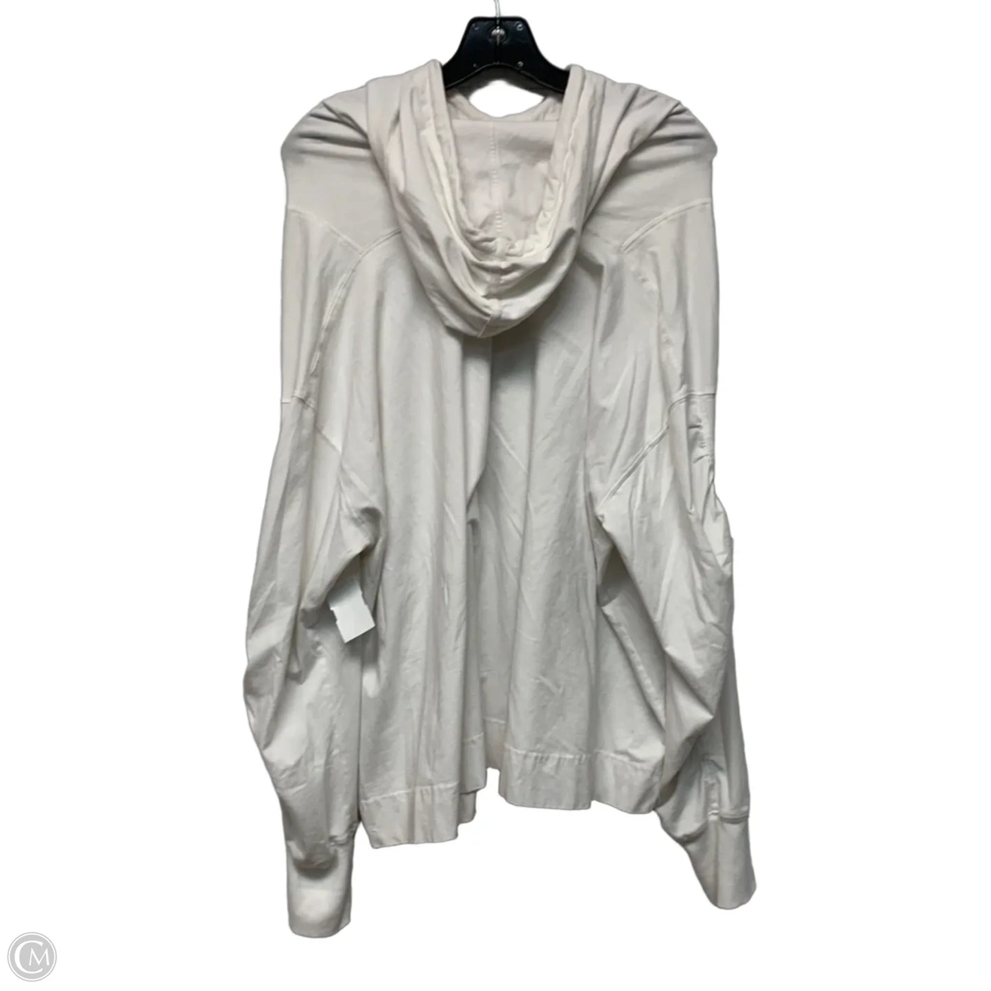 Athletic Top Long Sleeve Hoodie By Free People In White, Size: S