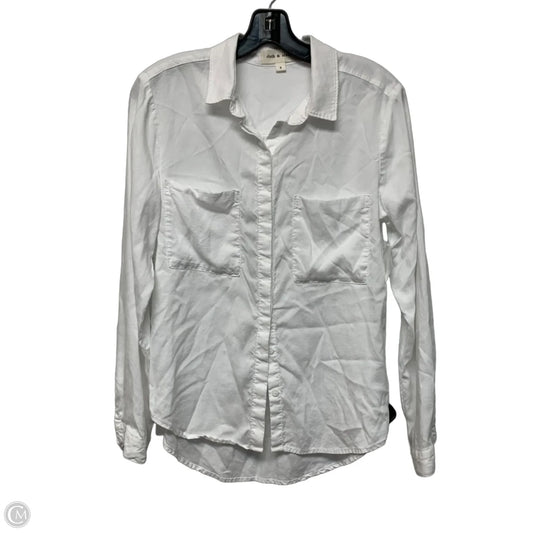 Top Long Sleeve By Cloth & Stone In White, Size: S