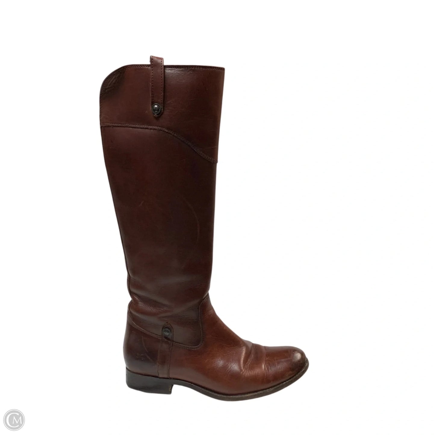 Boots Designer By Frye In Bronze, Size: 8