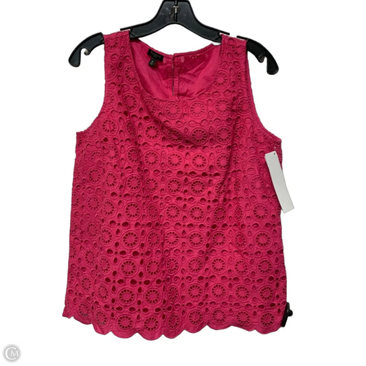 Top Sleeveless By Talbots In Pink, Size: Mp
