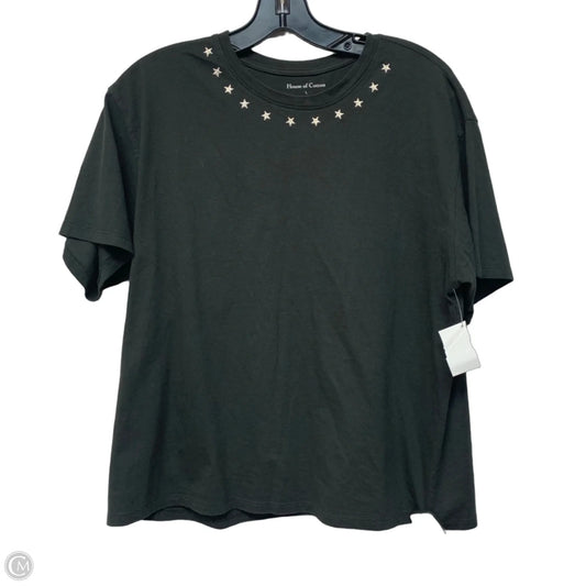 Top Short Sleeve By House of Cotton In Black, Size: L
