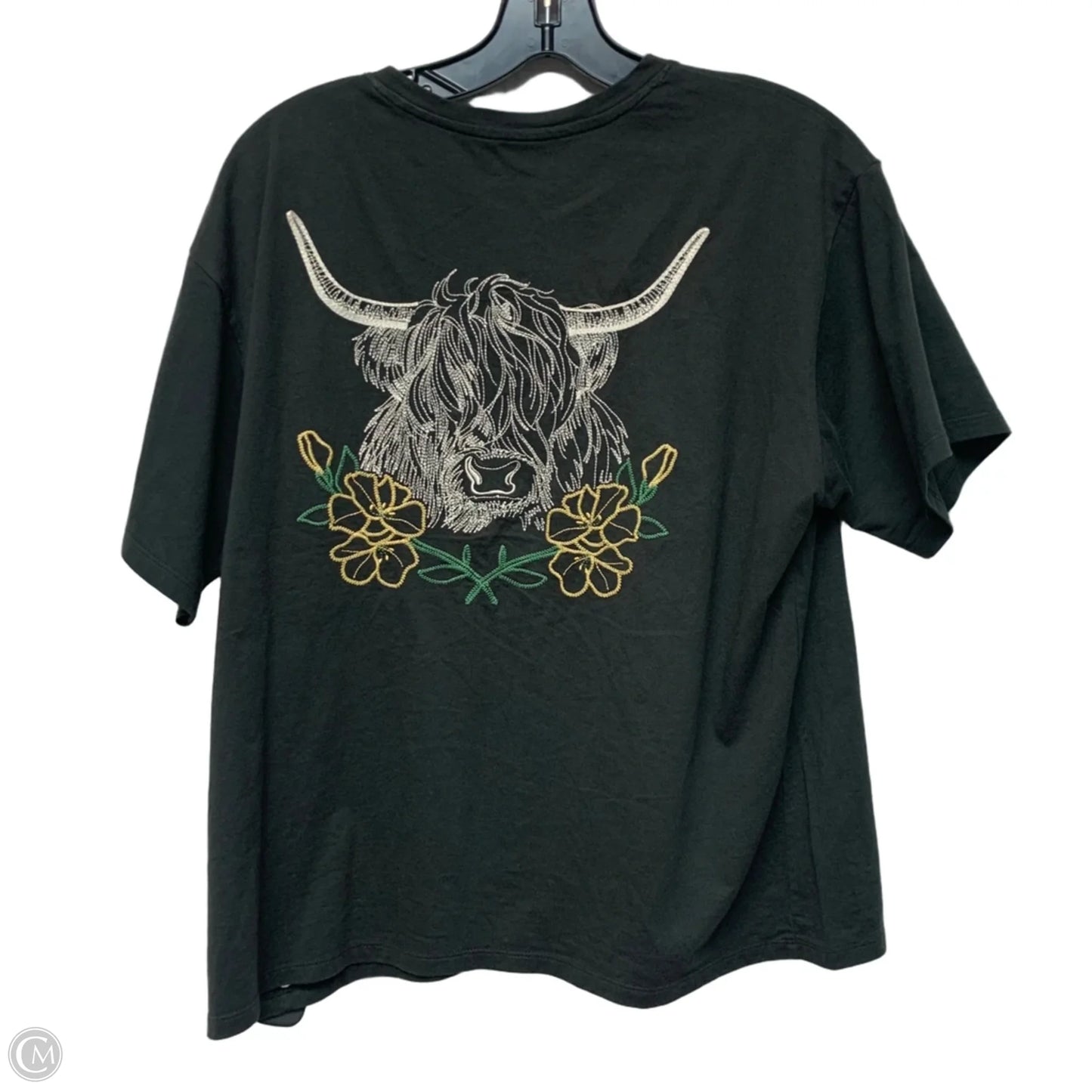 Top Short Sleeve By House of Cotton In Black, Size: L