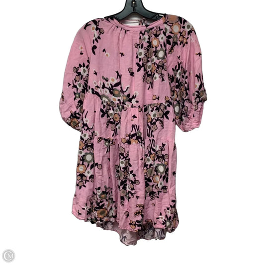 Top Short Sleeve By Kinga Csilla In Pink, Size: S