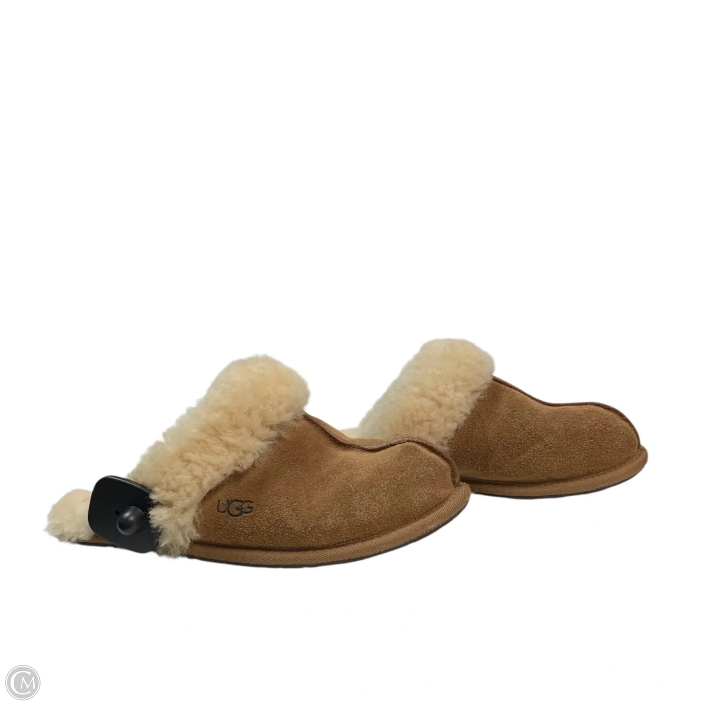Slippers Designer By Ugg In Tan, Size: 8