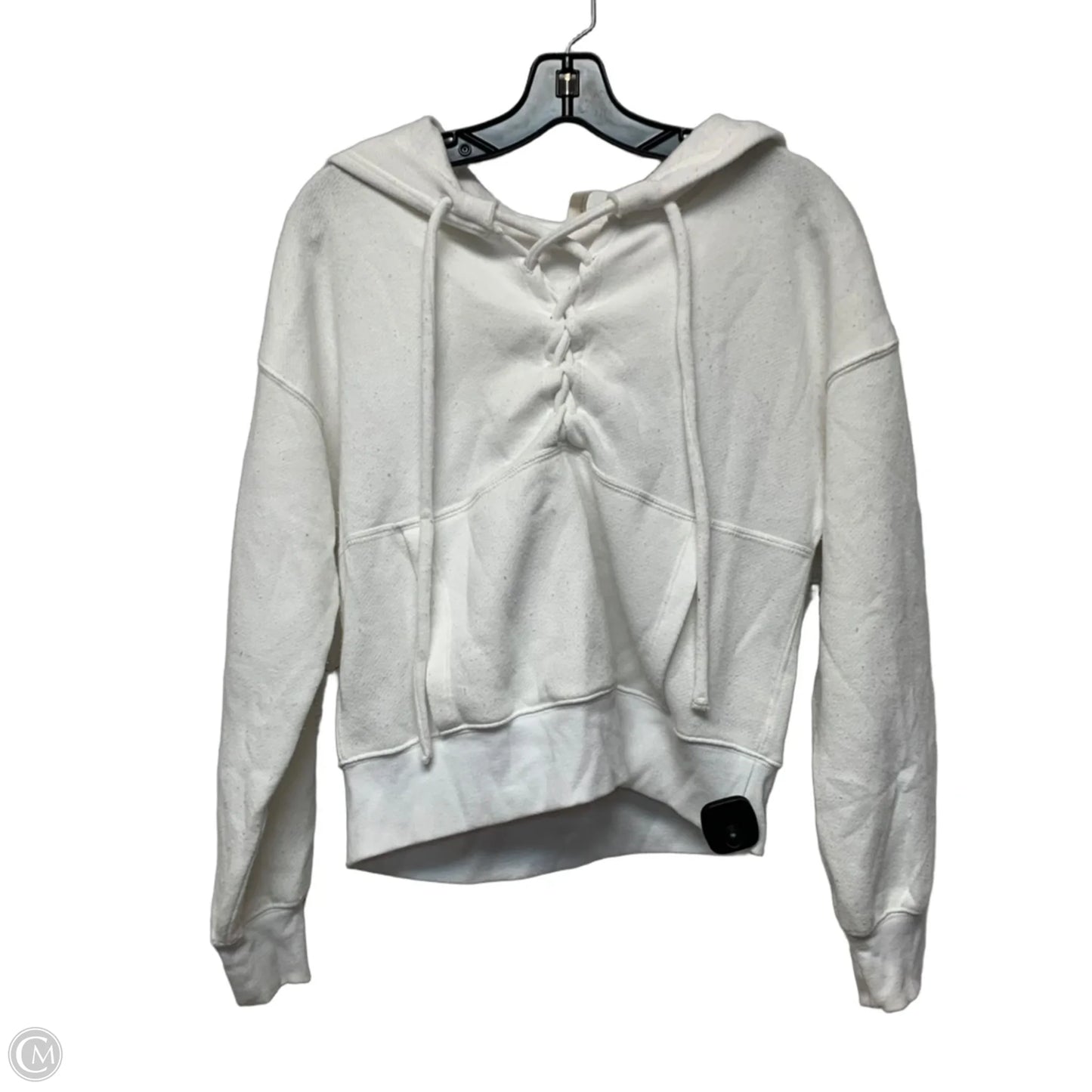 Sweatshirt Hoodie By Free People In White, Size: Xs