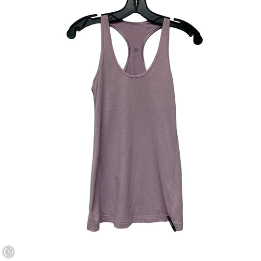 Athletic Tank Top By Lululemon In Purple, Size: S