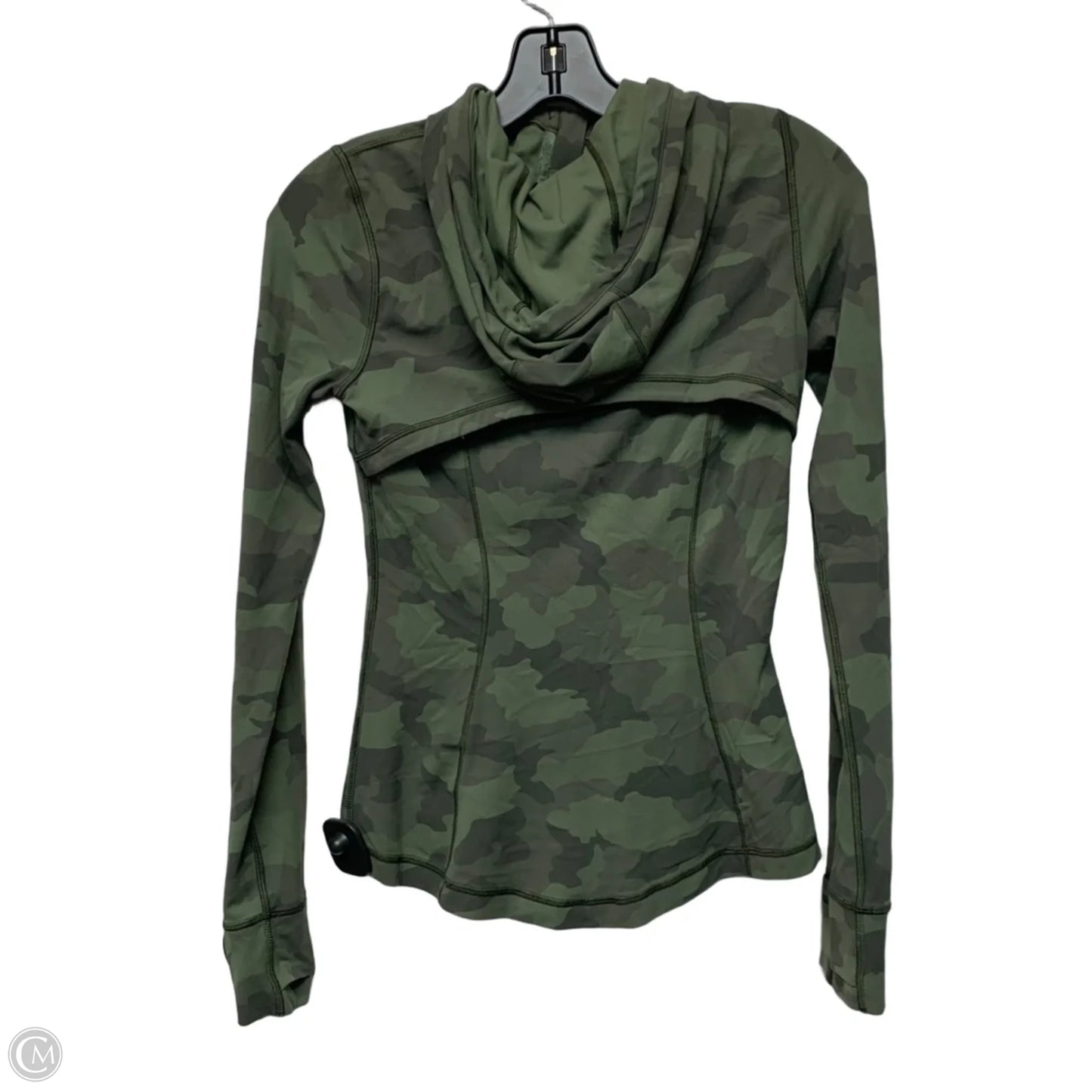 Athletic Jacket By Lululemon In Camouflage Print, Size: S