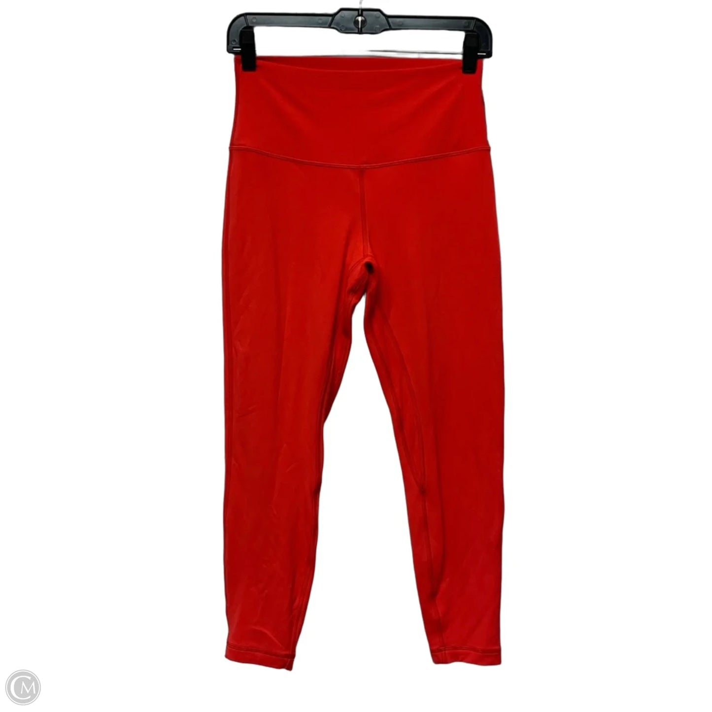 Athletic Leggings By Lululemon In Red, Size: M