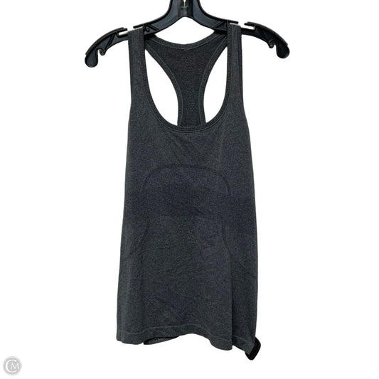 Athletic Tank Top By Lululemon In Grey, Size: M