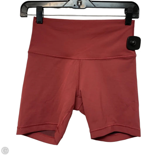 Athletic Shorts By Lululemon In Red, Size: S