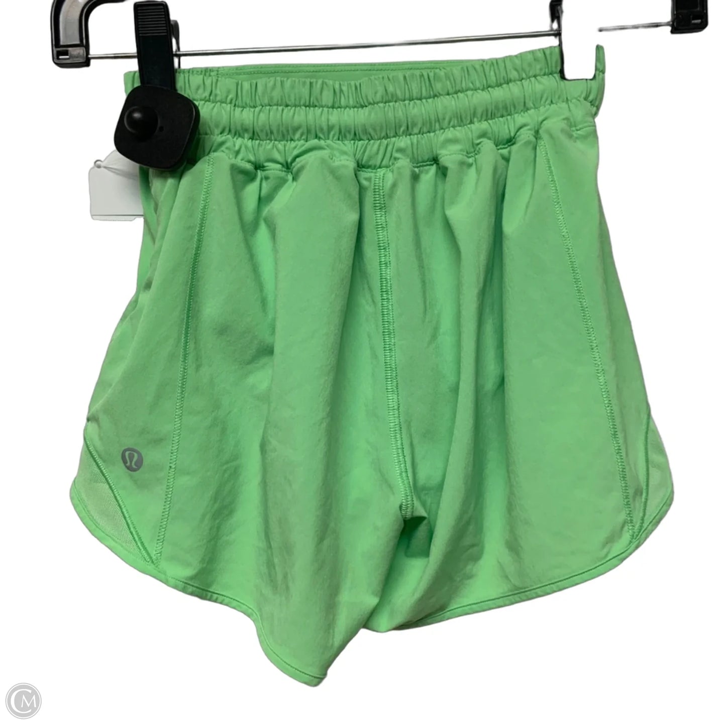 Athletic Shorts By Lululemon In Green, Size: Xs
