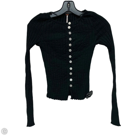 Top Long Sleeve By Free People In Black, Size: Xs