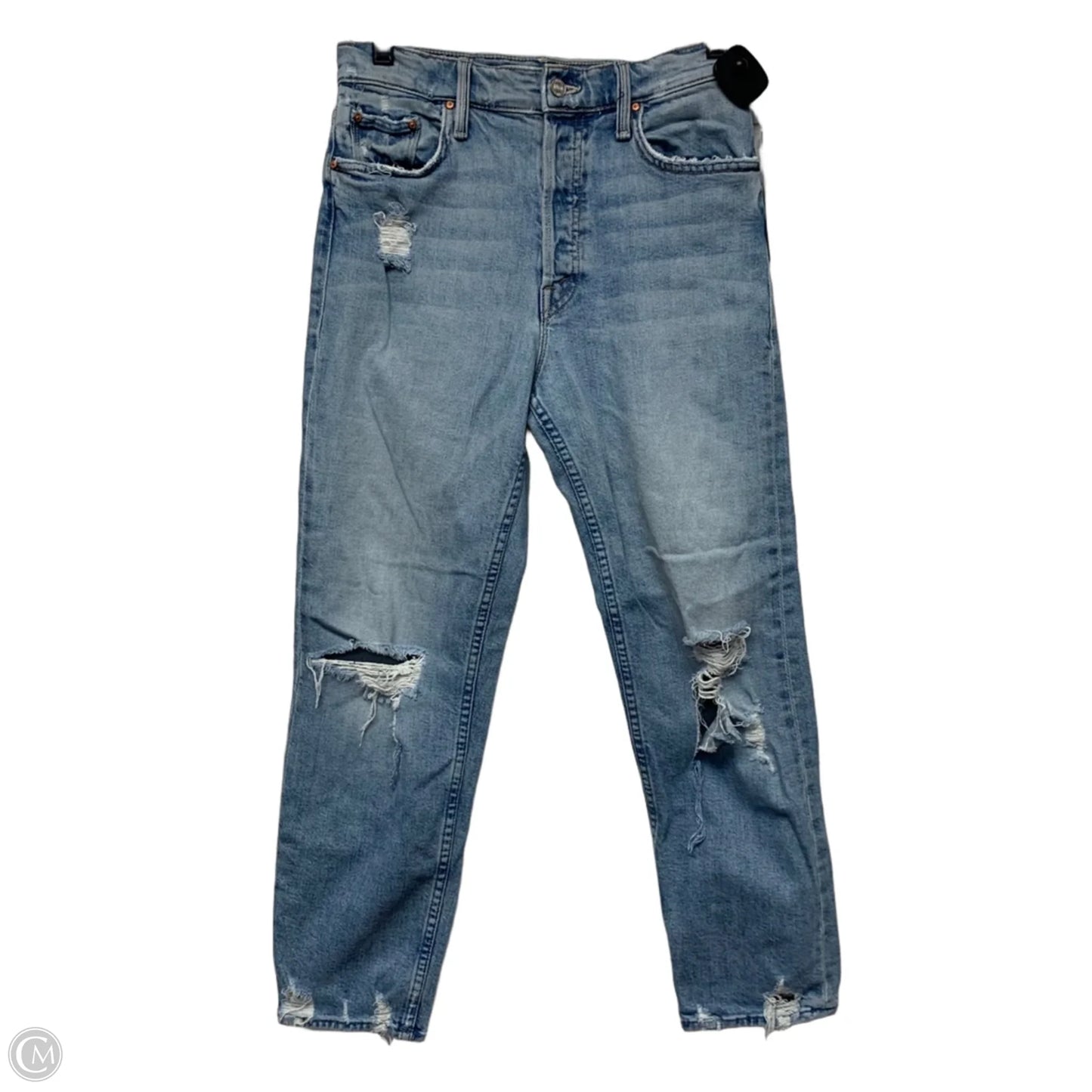 Jeans Designer By Mother In Blue Denim, Size: 6