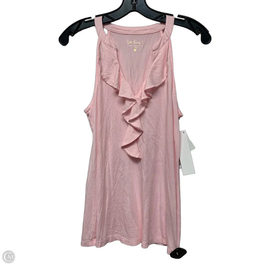 Top Sleeveless Designer By Lilly Pulitzer In Pink, Size: S