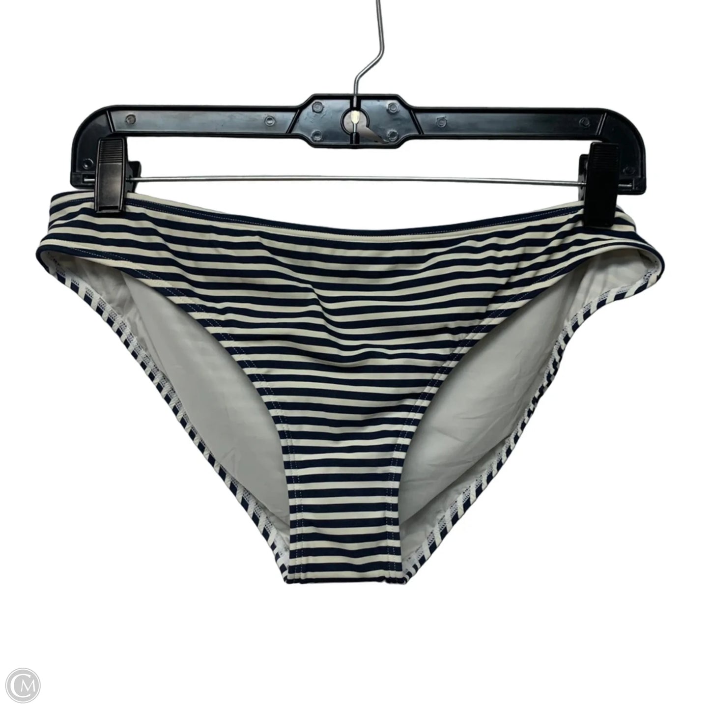 Swimsuit Designer By Tory Burch In Striped Pattern, Size: L