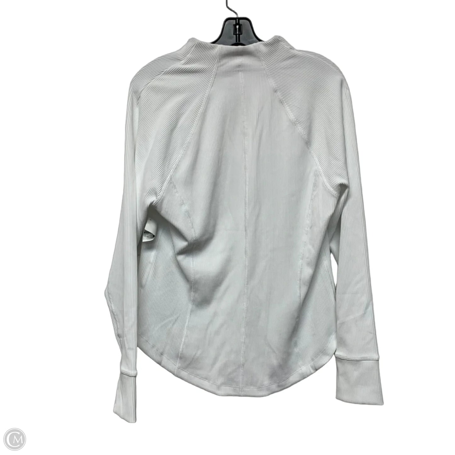Athletic Jacket By Athleta In White, Size: Xl