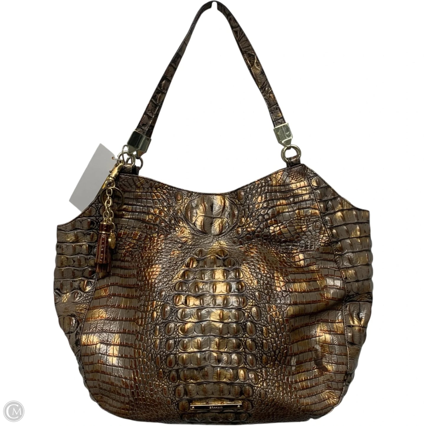 Tote Designer By Brahmin, Size: Large
