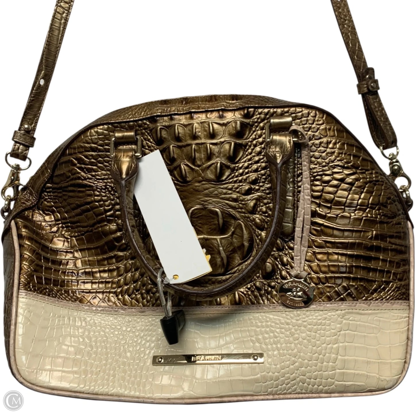 Handbag Designer By Brahmin, Size: Medium