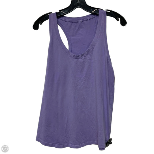 Athletic Tank Top By Lululemon In Purple, Size: S