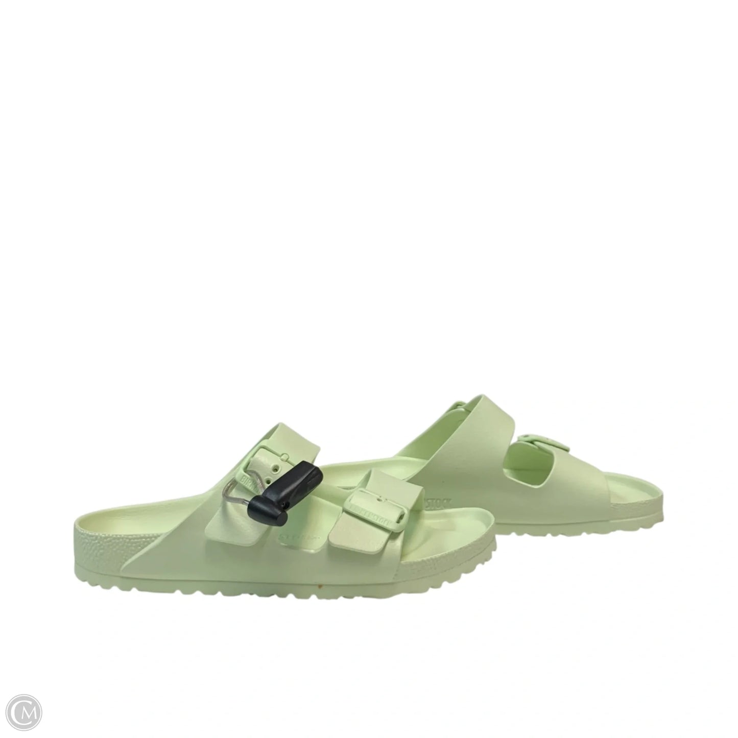Sandals Flats By Birkenstock In Green, Size: 8