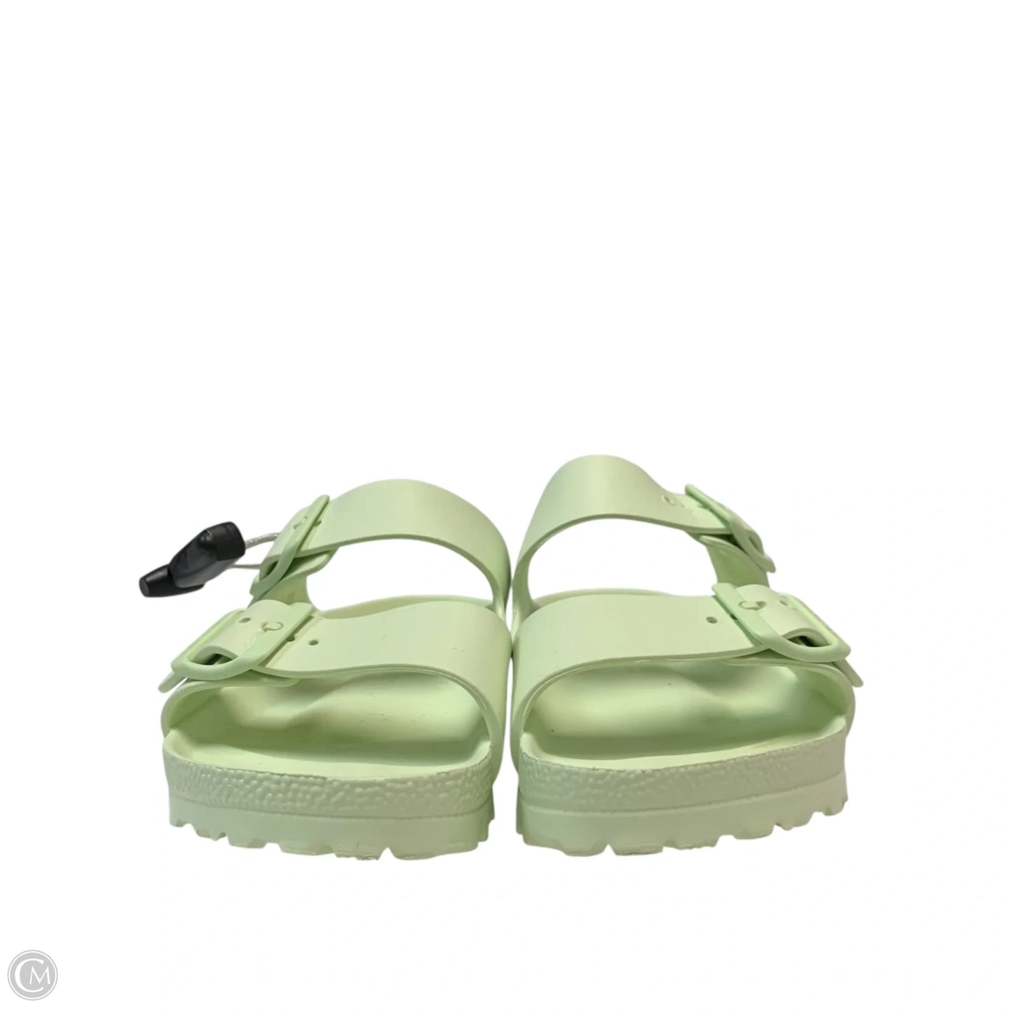 Sandals Flats By Birkenstock In Green, Size: 8