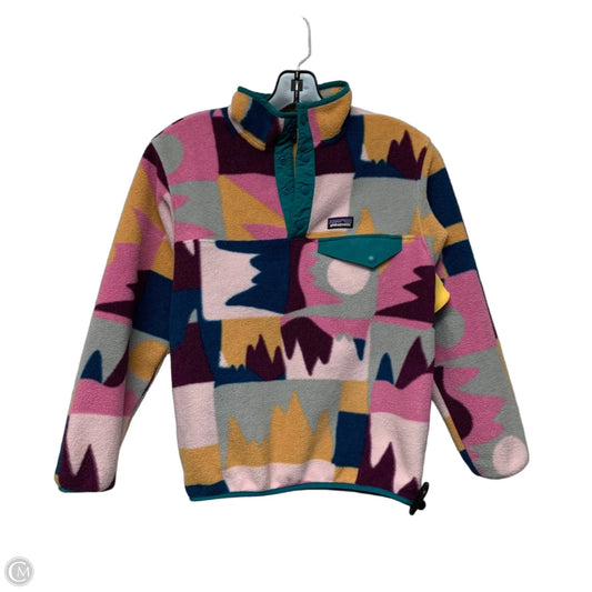 Jacket Fleece By Patagonia In Multi-colored, Size: M
