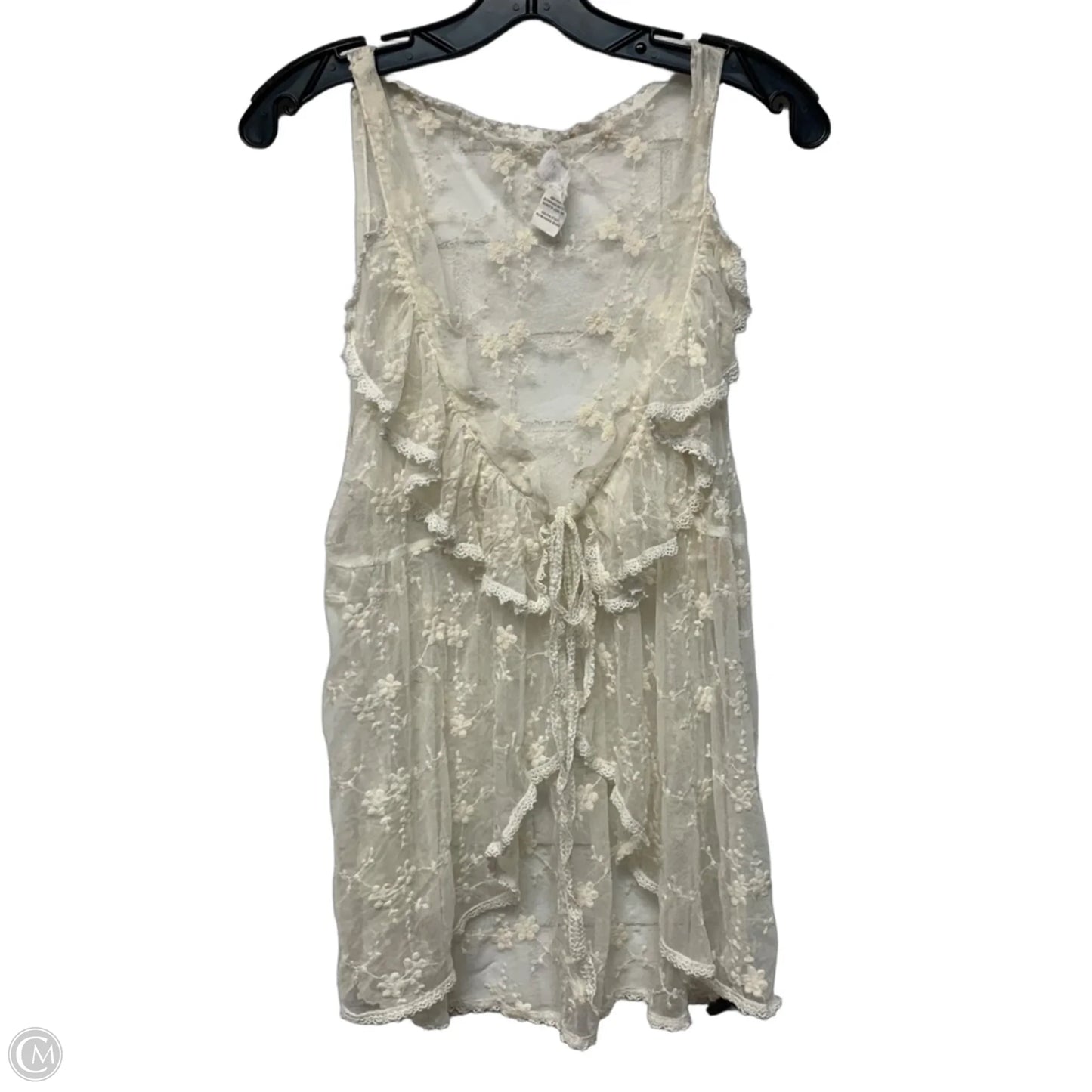 Tunic Sleeveless By Ryu In Cream, Size: L