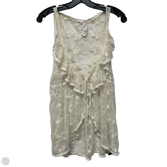Tunic Sleeveless By Ryu In Cream, Size: L