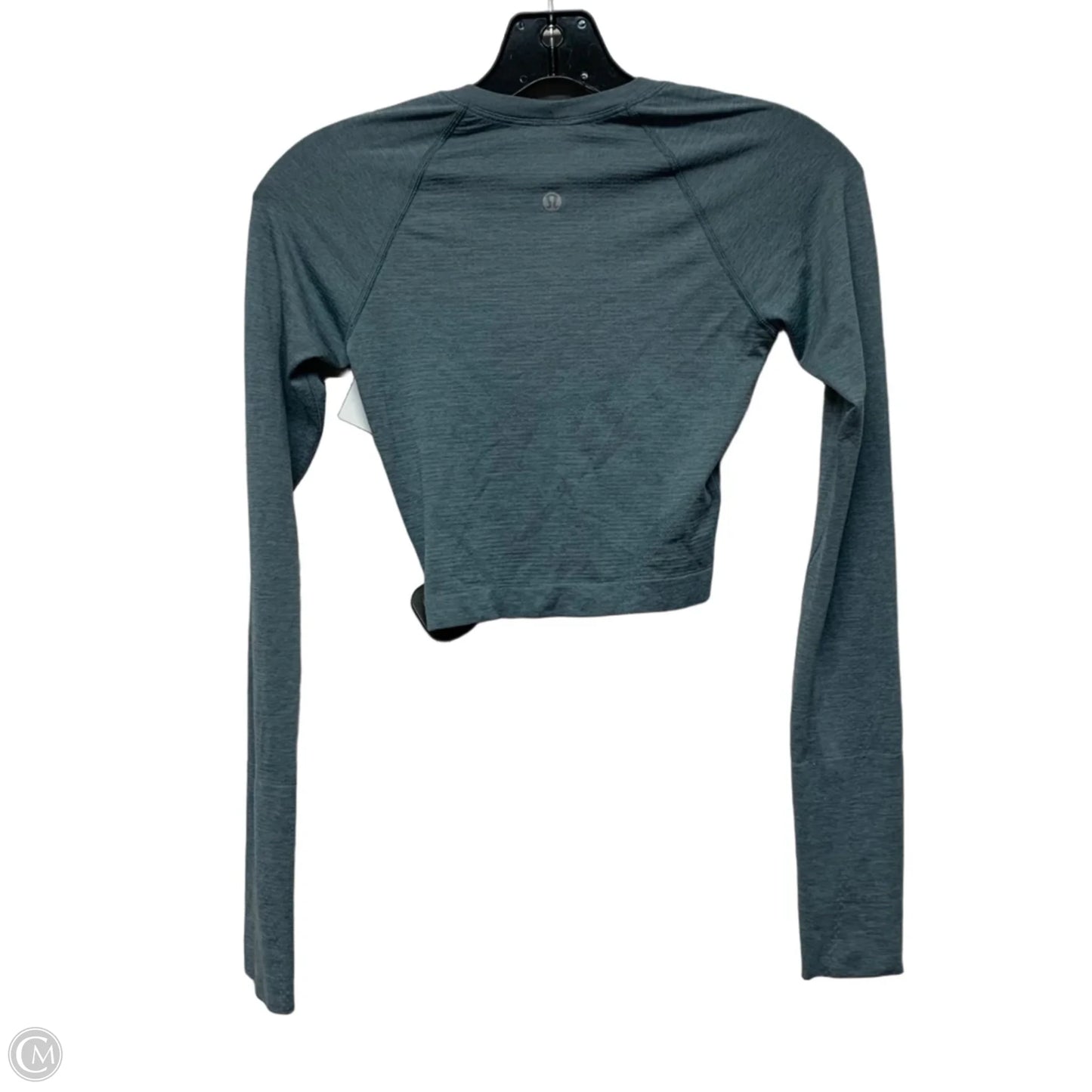 Athletic Top Long Sleeve Crewneck By Lululemon In Blue, Size: Xs