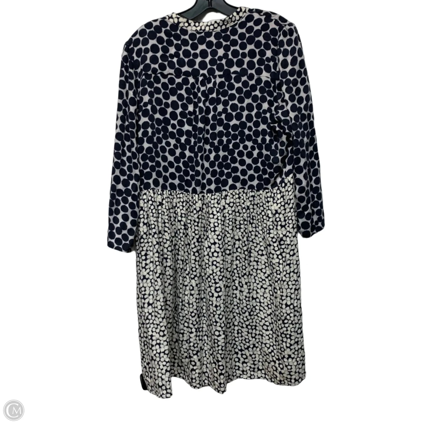 Dress Casual Short By Maeve In Blue & White, Size: L