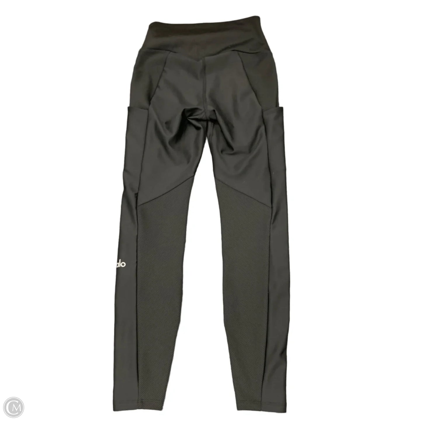 Athletic Leggings By Alo In Black, Size: Xxs