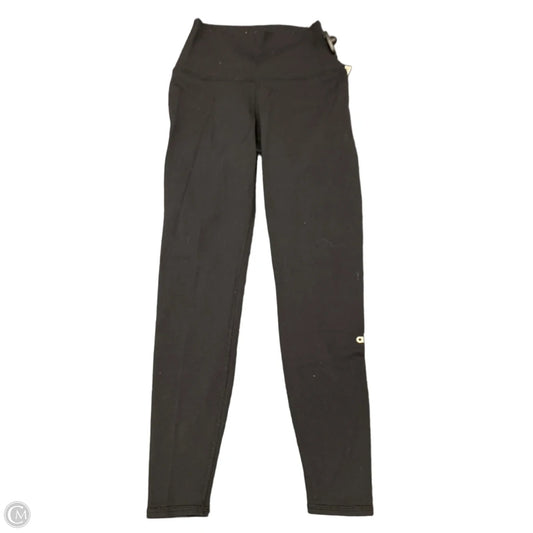 Athletic Leggings By Alo In Black, Size: Xxs