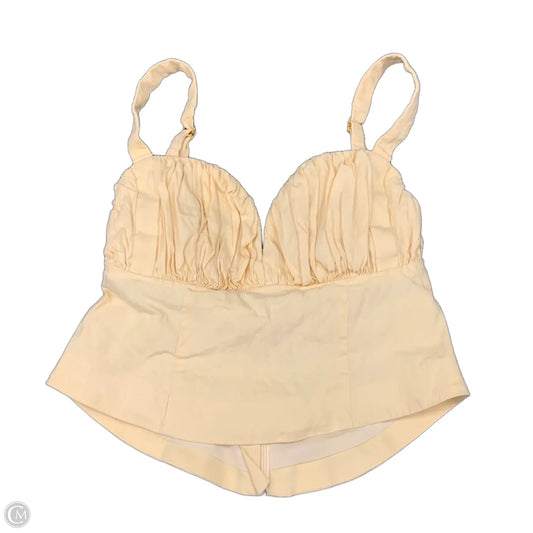 Top Sleeveless By LPA In Yellow, Size: S