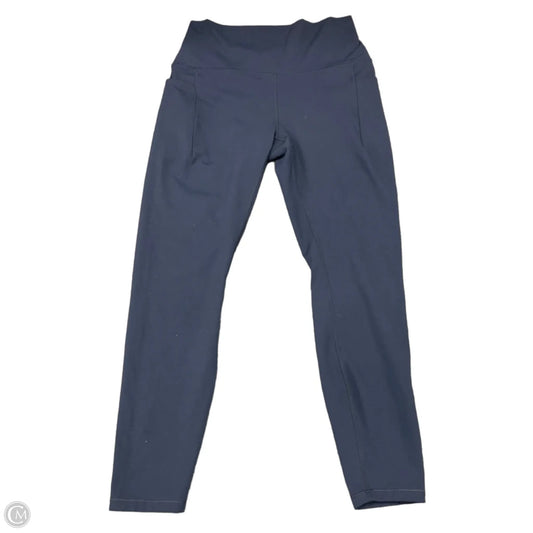 Athletic Leggings By Spyder In Navy, Size: M