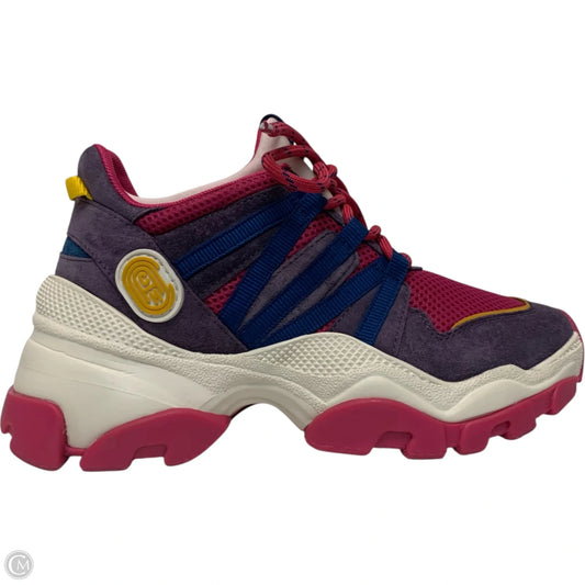 Shoes Designer By Coach In Pink & Purple, Size: 8