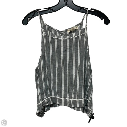 Top Sleeveless By Cloth & Stone In Striped Pattern, Size: L