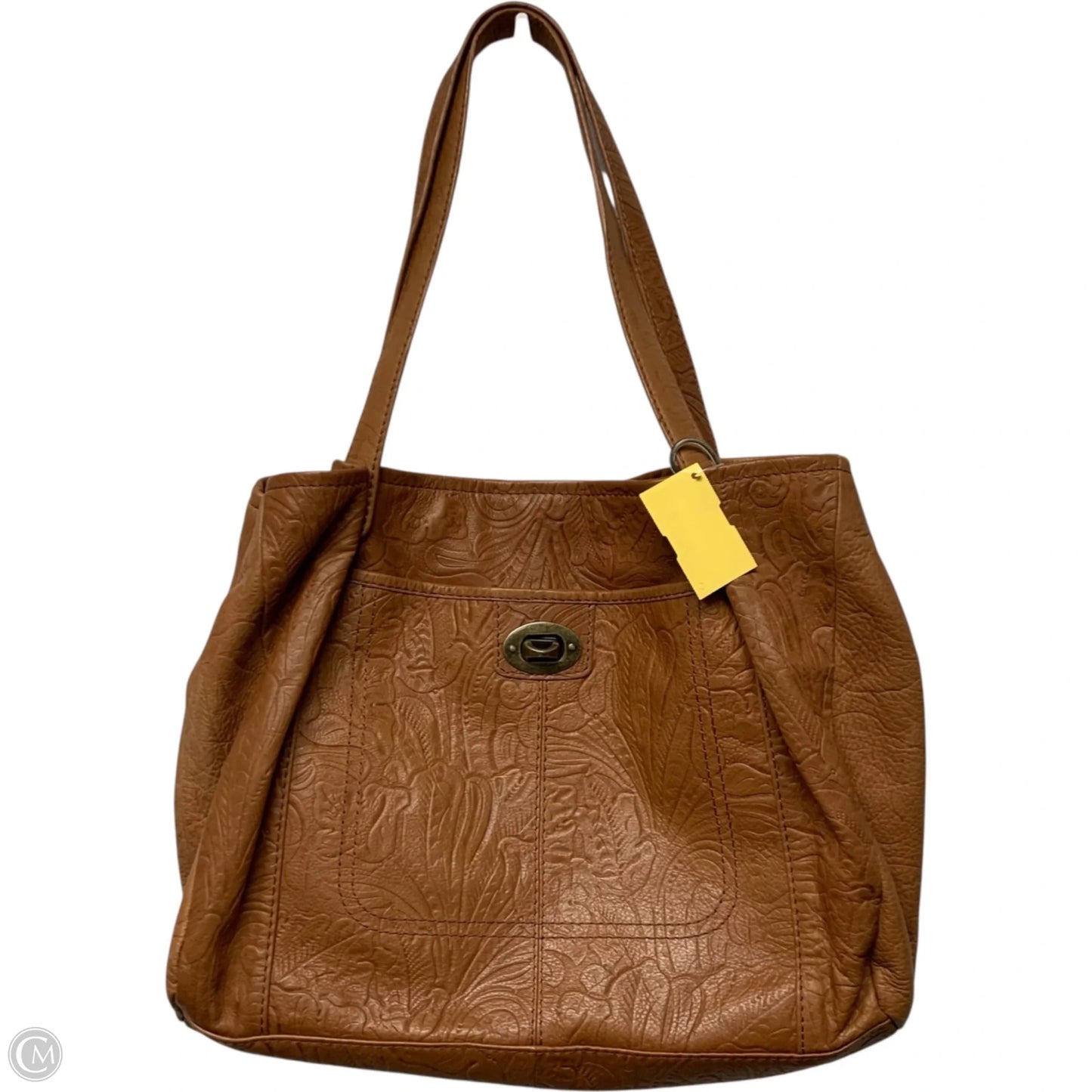 Tote Leather By Cmc, Size: Large